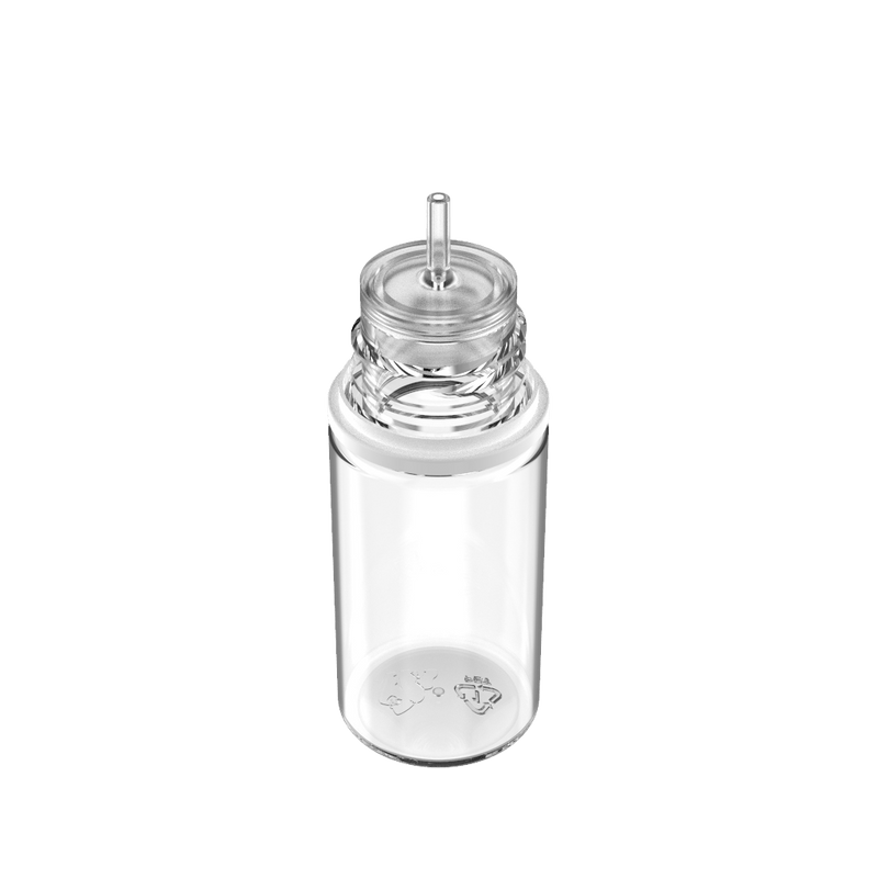Chubby Gorilla - 30ML Stubby Unicorn Bottle - Clear Bottle / White Cap - V3 - Copackr.com