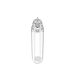 Chubby Gorilla - 75ML Unicorn Bottle - Clear Bottle / Natural Cap - V3 - Copackr.com