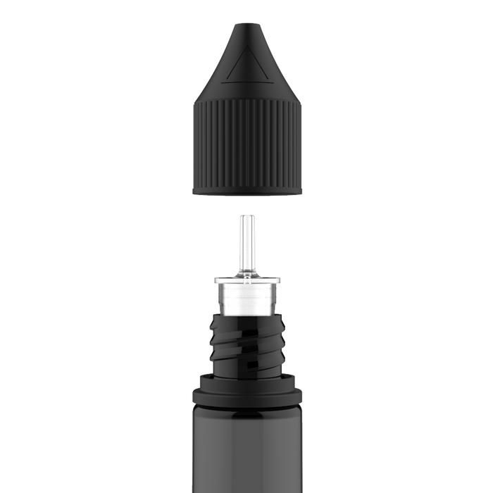 Chubby Gorilla - 10ML Unicorn Flasche - Schwarze Flasche / Schwarze Kappe - V3 - Copackr.com