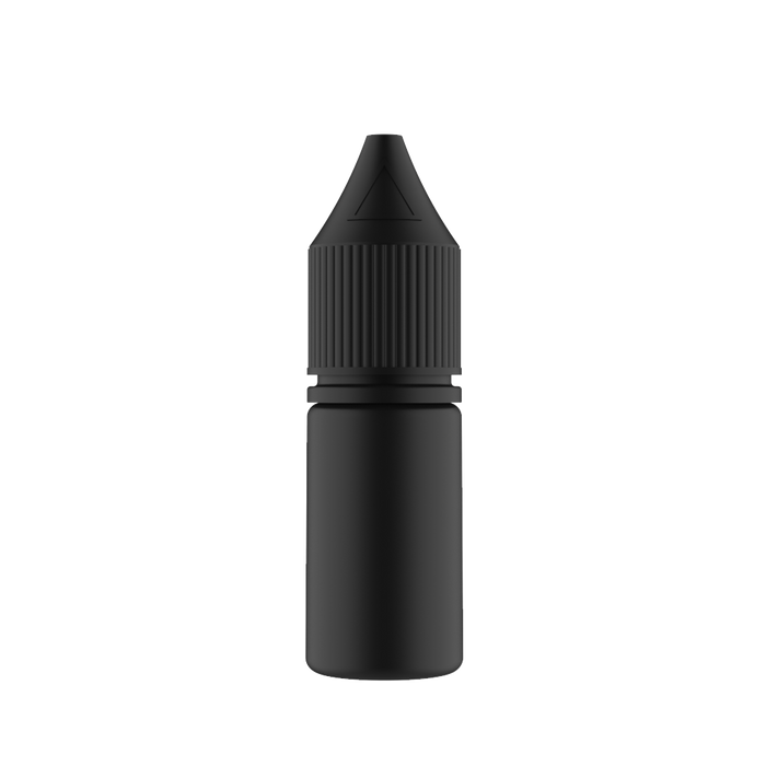 Chubby Gorilla - 10ML Unicorn Bottle - Solid Black Bottle / Black Cap - V3 - Copackr.com