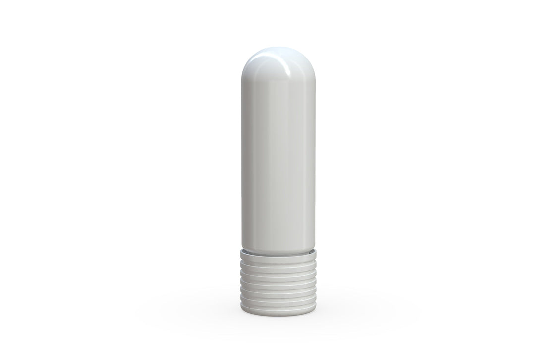 510 Cartridge Spiral CR Container Round Top - Opaque White Med Opaque White Lock